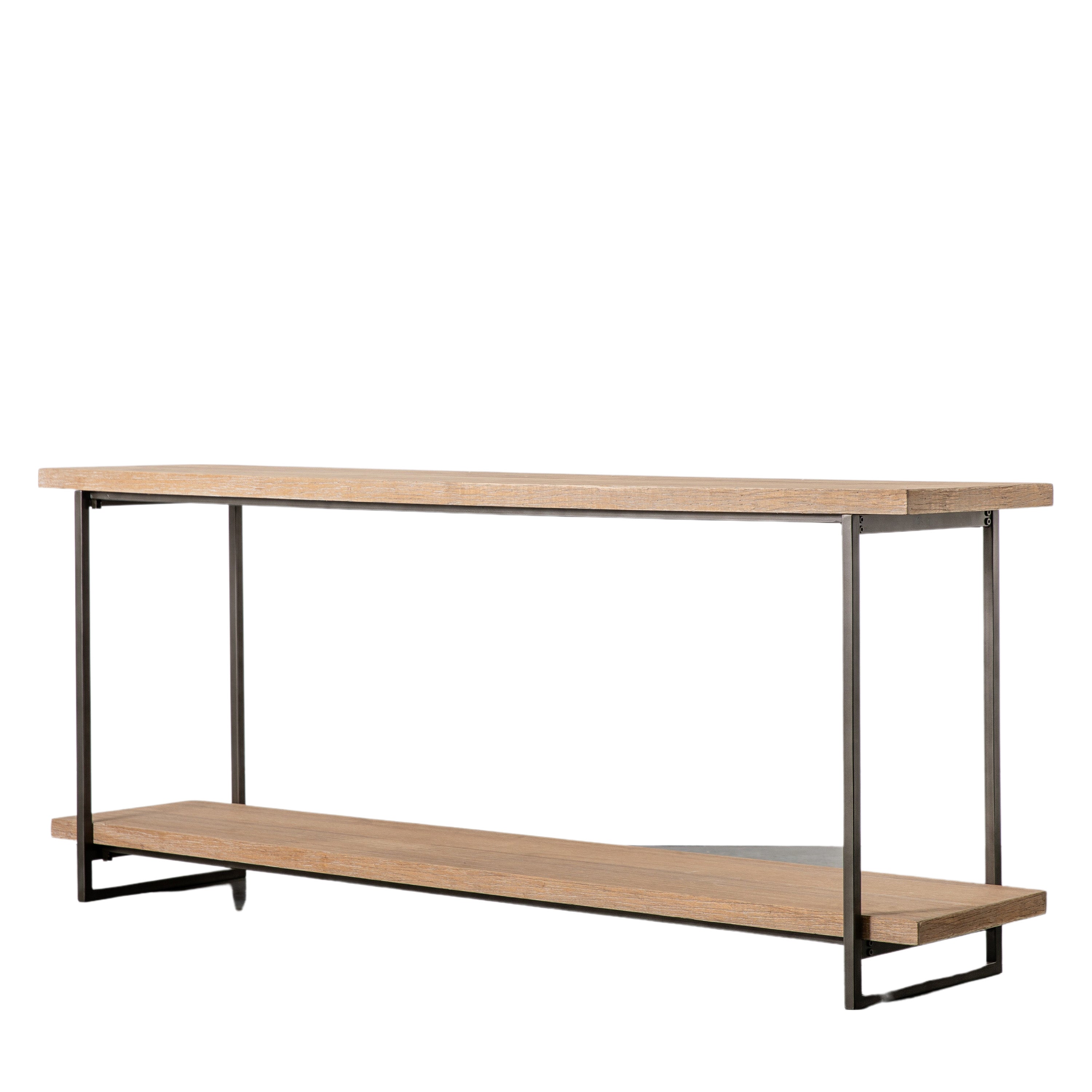 Jins Natural Wood Console Table